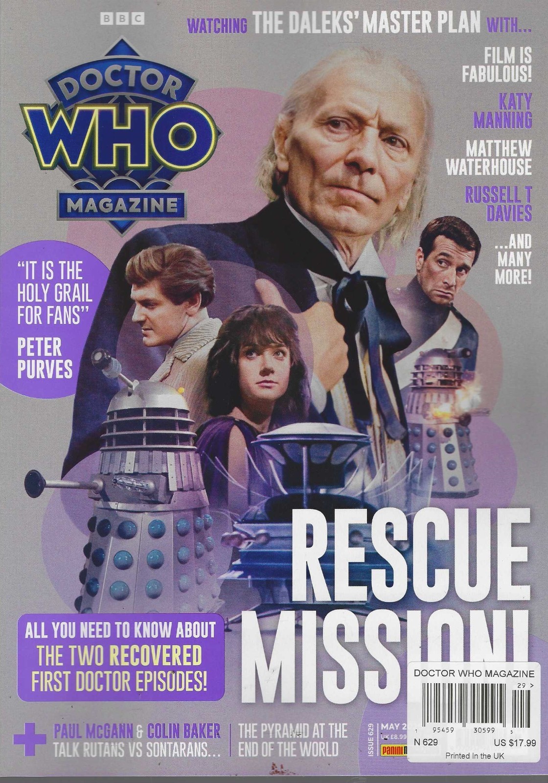 Doctor Who Magazine issue 629 May 2026: Rescue Mission