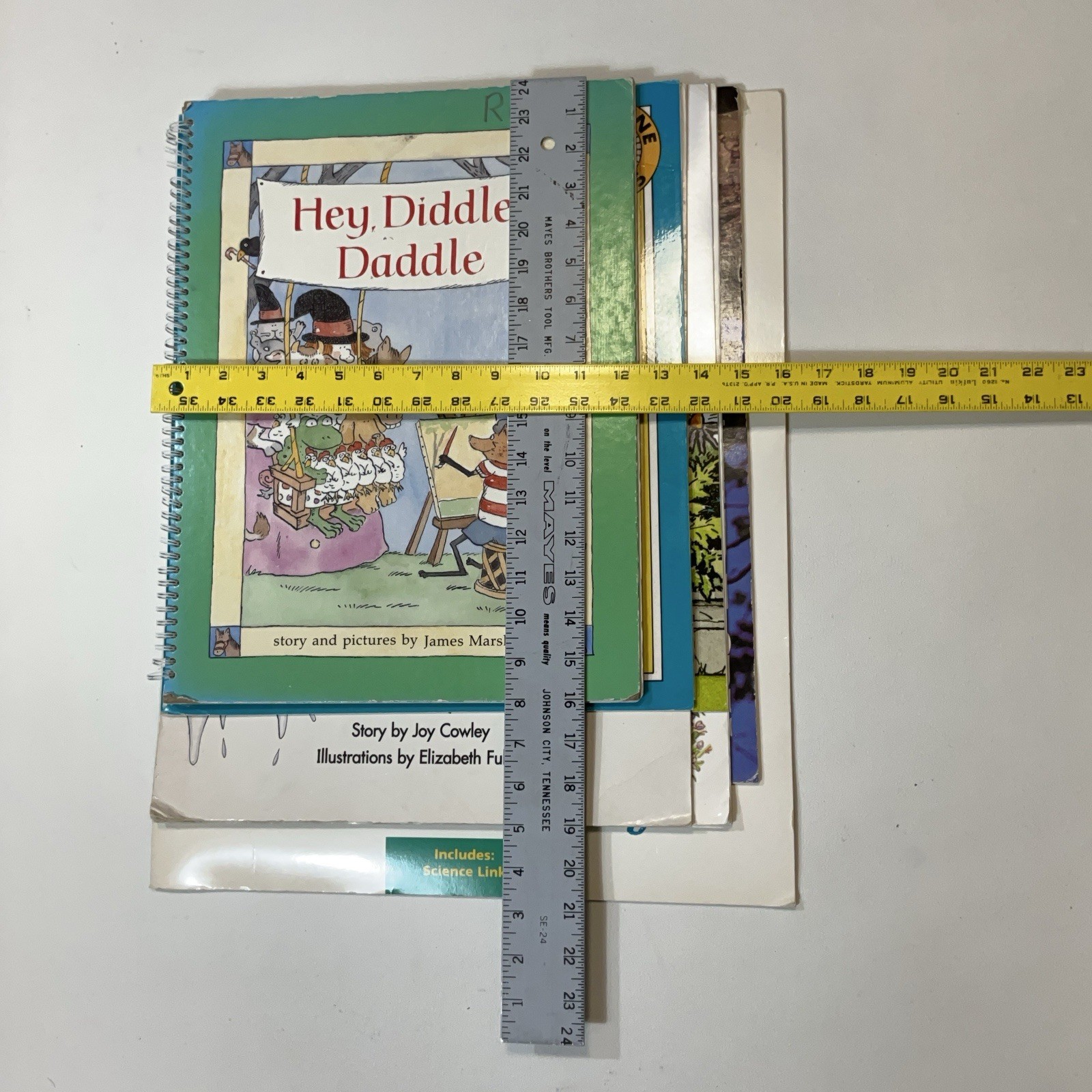 VTG Oversized Classroom Teacher Big Easel Reading Books Lot Of 7 Gunnywolf Read