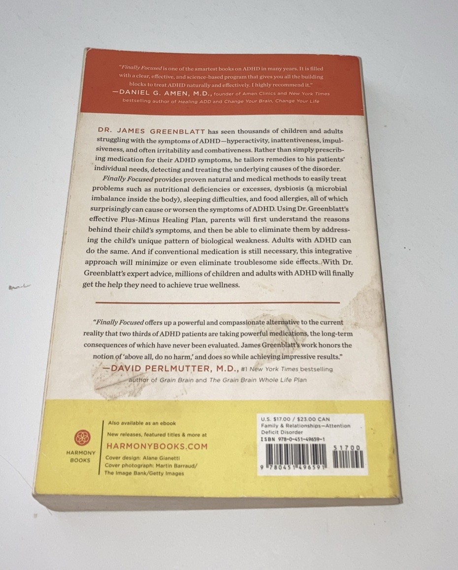 Finally Focused By James Greenblatt