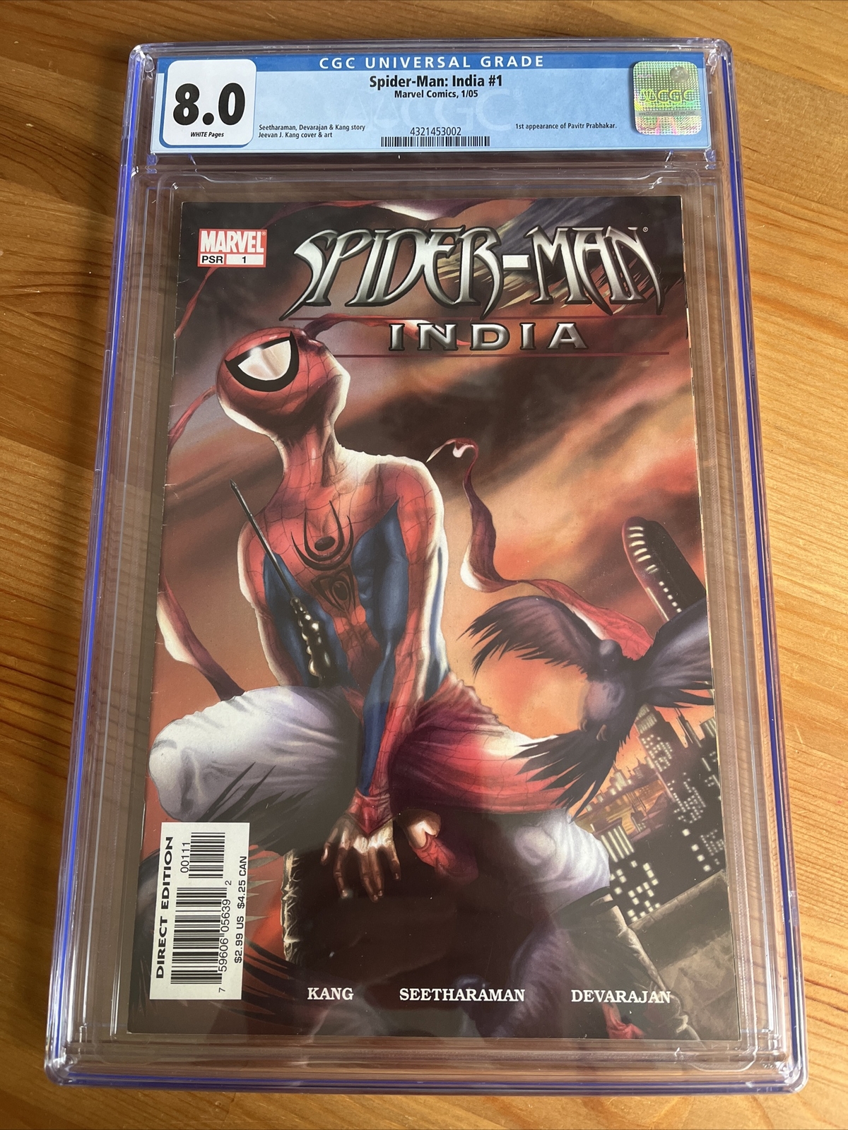 Spider-Man India #1 CGC 8.0 First Appearance Of Pavitr Prabhakar 2005