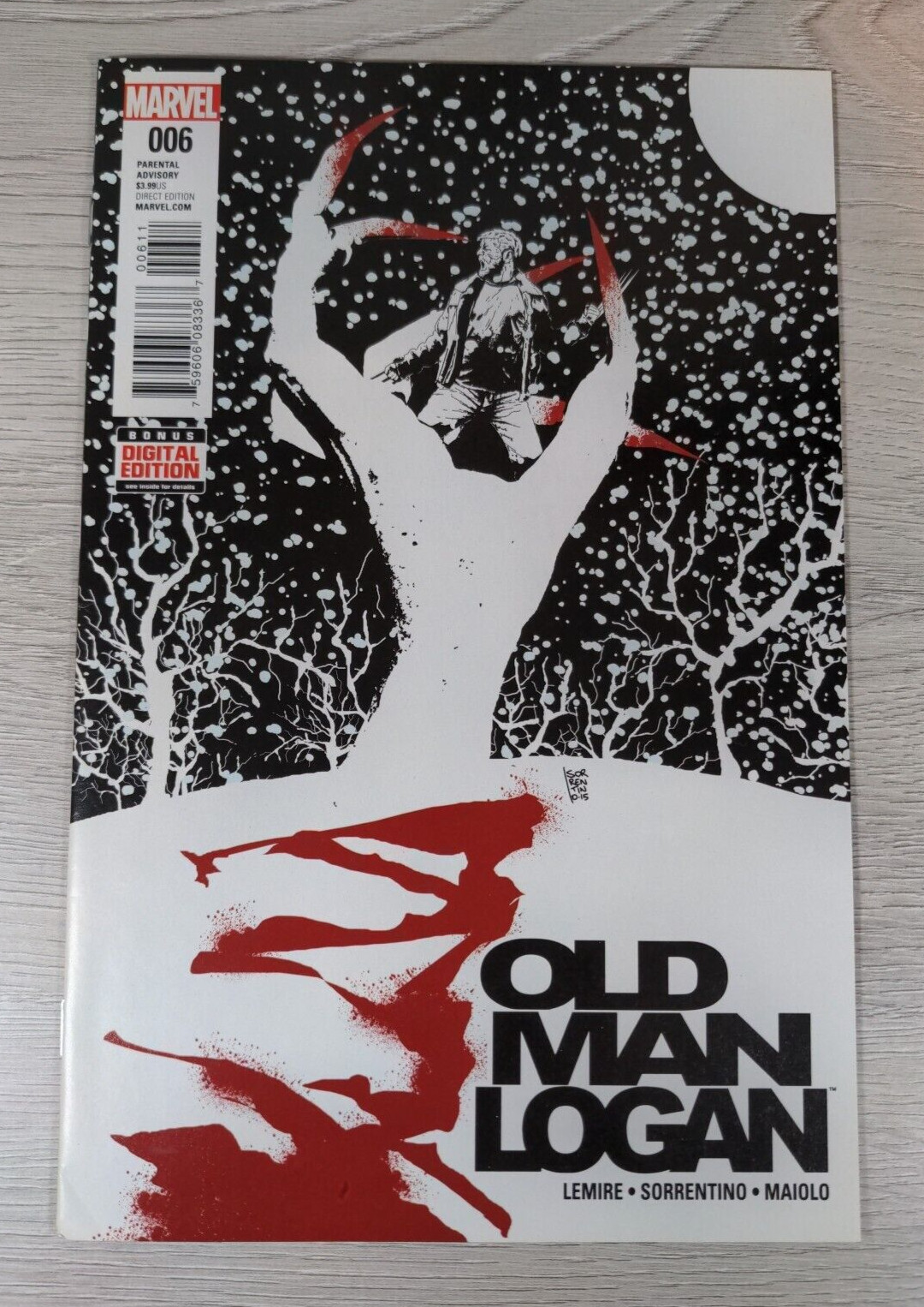 Marvel Comics Old Man Logan Issue No 6 Lemire – Sorrentino – Maiolo 2016