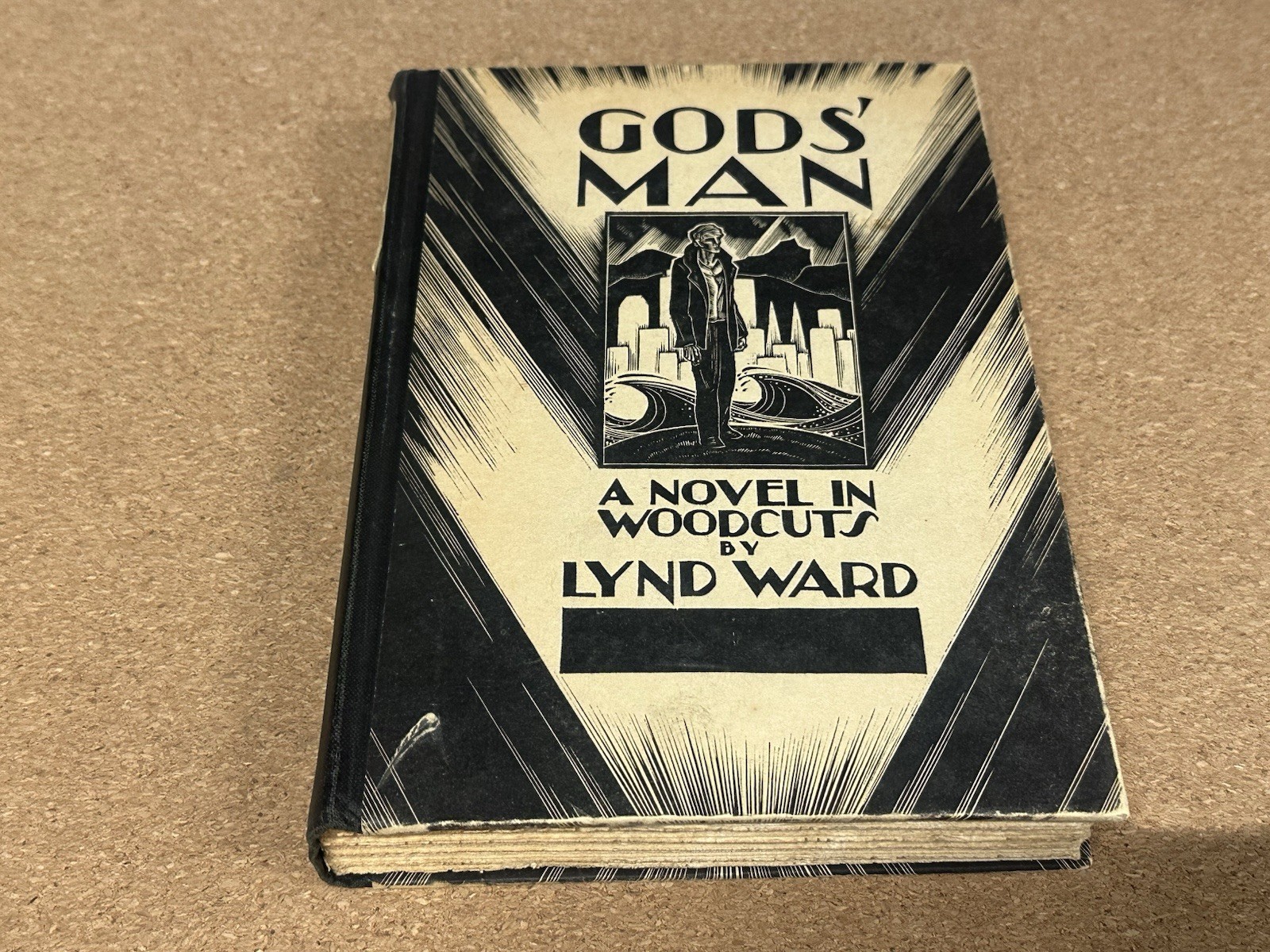 Gods’ Man A Novel in Woodcuts Lynd Ward 1st Edition 4th Print 1930 HC Book