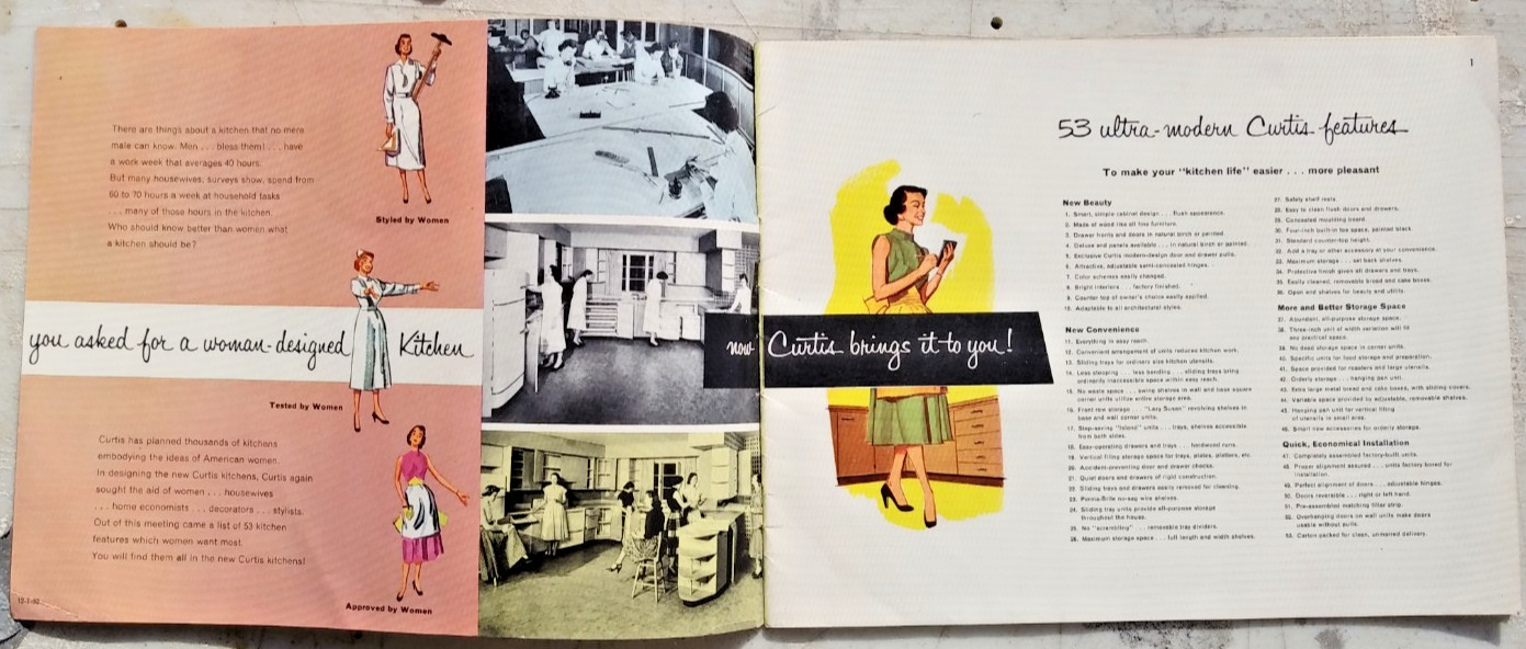 Curtis Kitchen 1952 House Homes Design Planning Mid Century Modern Retro