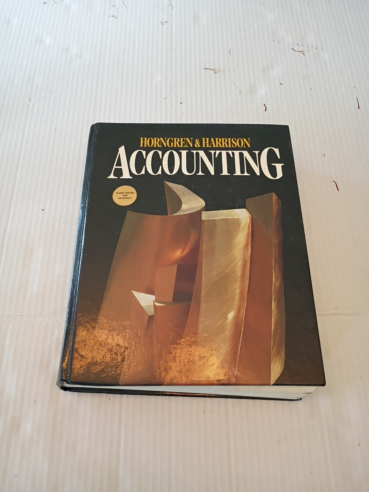 Accounting Textbook – Charles T. Horngren, Walter T. Harrison Jr.