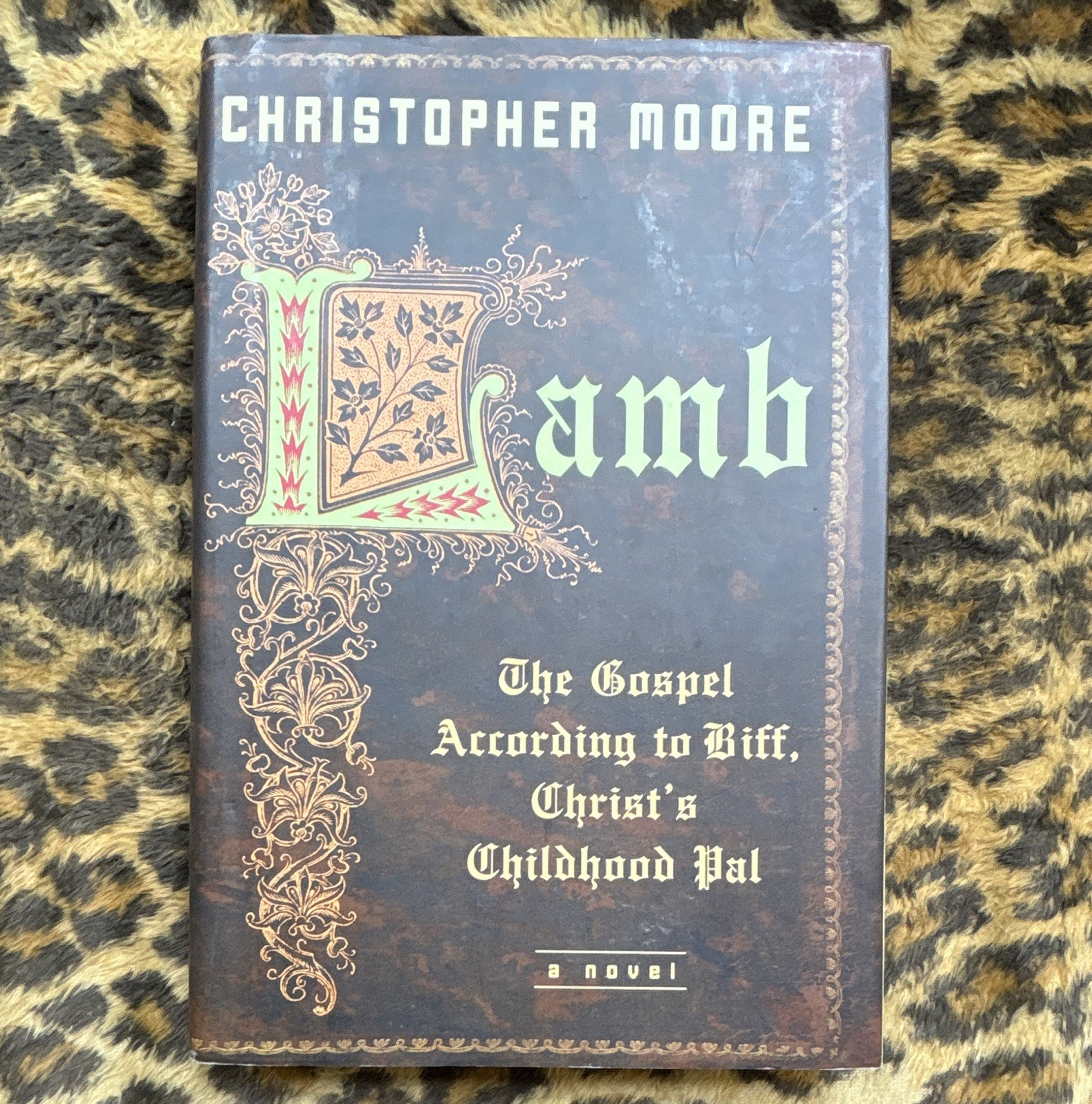 Christopher Moore Lamb Gospel According to Biff Hardcover First Edition SIGNED