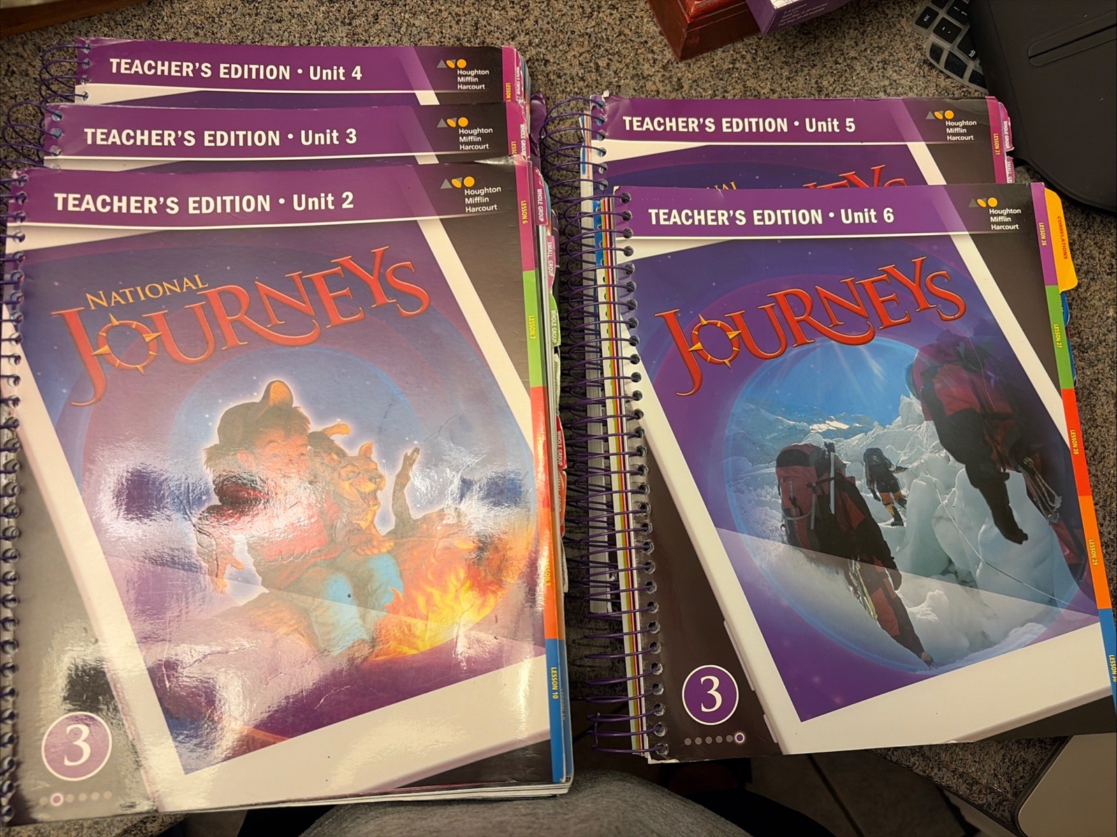 HMH, Journeys Units 2-6 (5 Books), Gr. 3 Teacher’s Edition (Spiral)