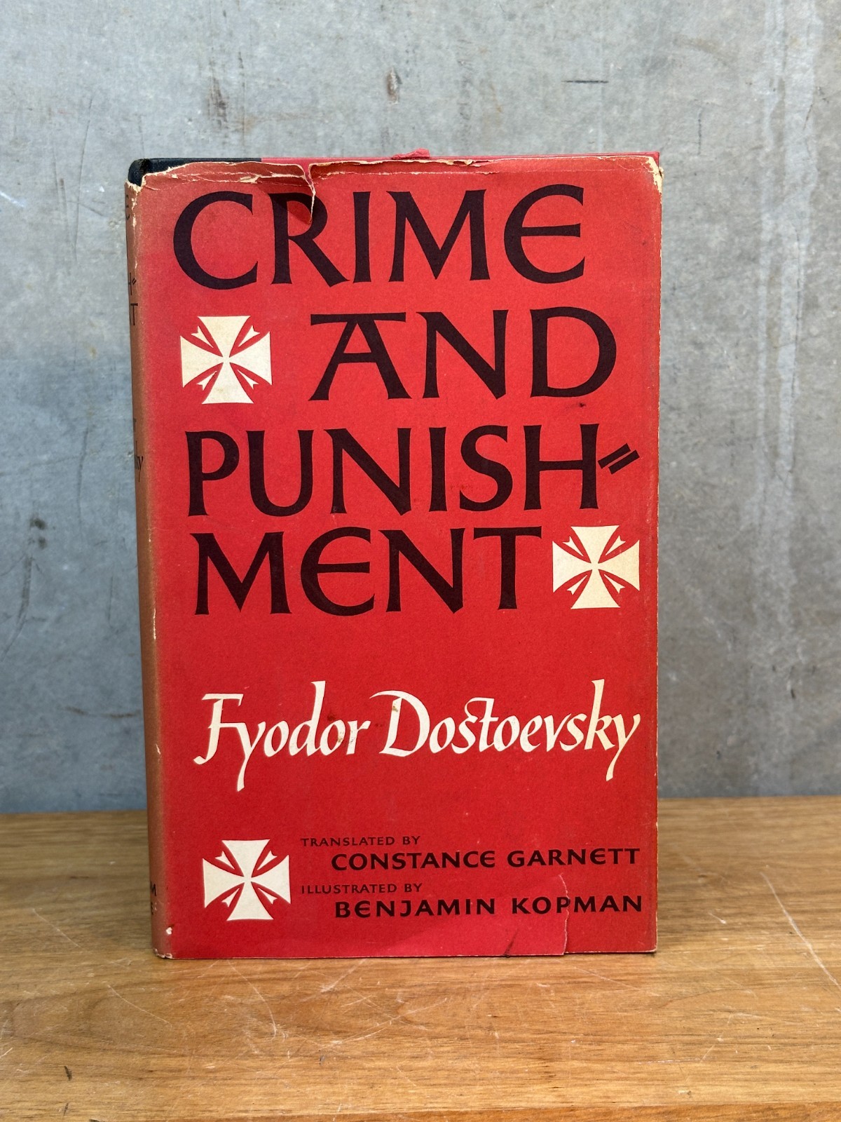 Crime and Punishment Dostoevsky 1956 Illustrated Kopman Random House Hardcover