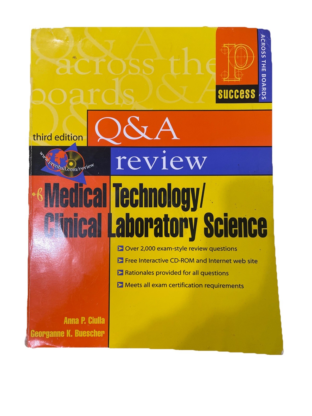 Success Across the Boards Ser.: Prentice Hall Health’s Questions and Answer