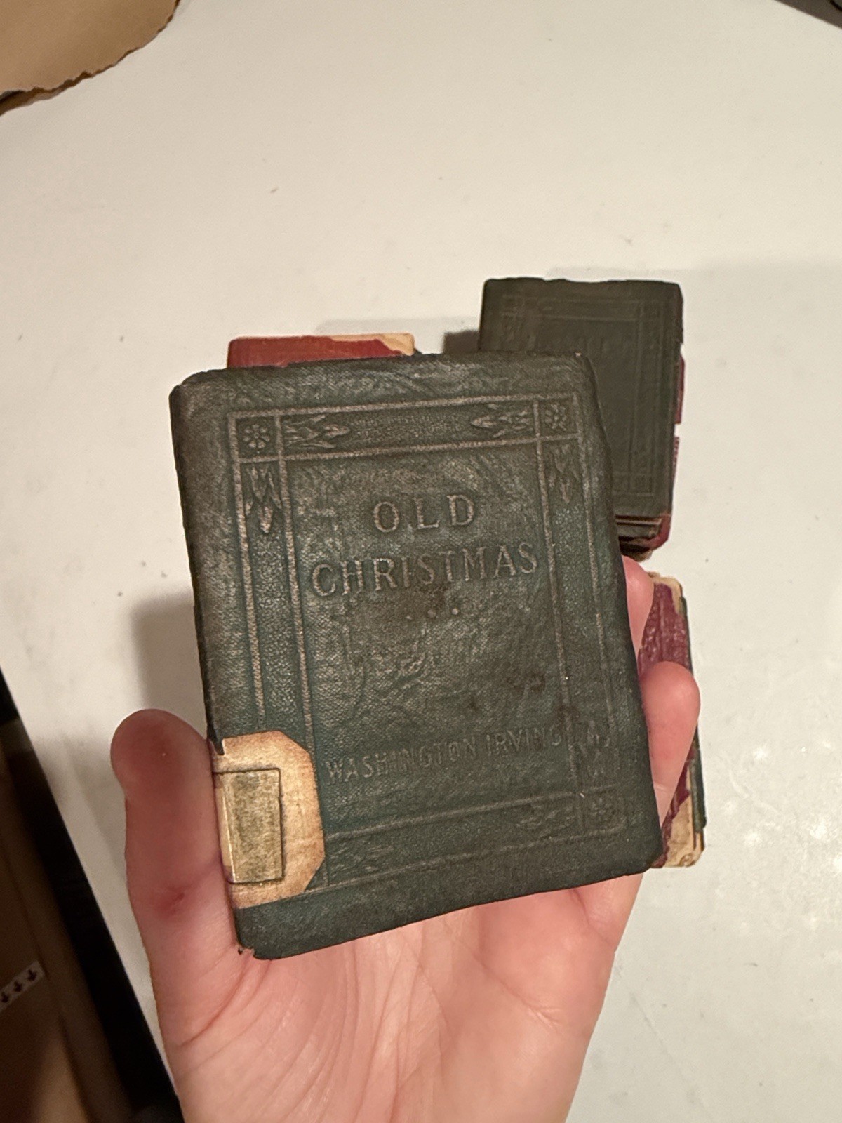 22 Vintage Antique 1920-24 England Little Leather Library Books