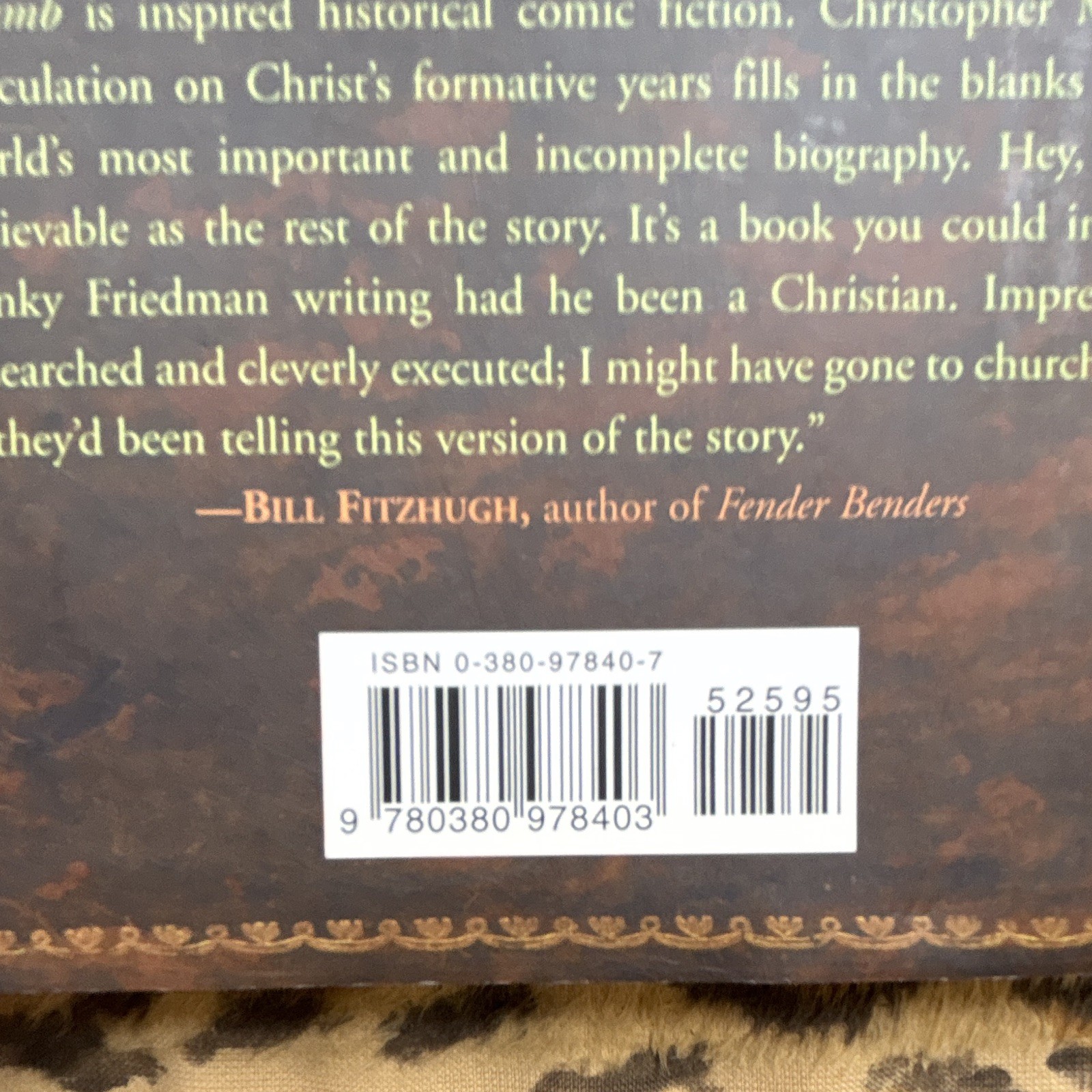Christopher Moore Lamb Gospel According to Biff Hardcover First Edition SIGNED