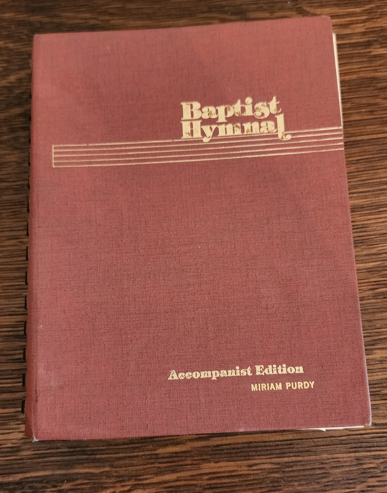 BAPTIST HYMNAL Accompanist Edition (Hardcover Spiral, 1975)
