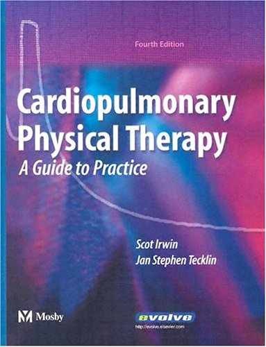 Cardiopulmonary Physical Therapy: A – Hardcover, by Irwin MS PT – Very Good